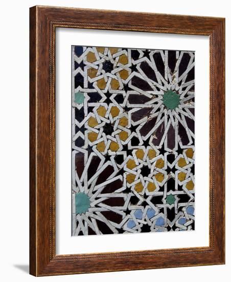 Saadian Tombs, Dating Back to the Time of the Sultan Ahmed Al Mansour, Marrakesh, Morroco-De Mann Jean-Pierre-Framed Photographic Print