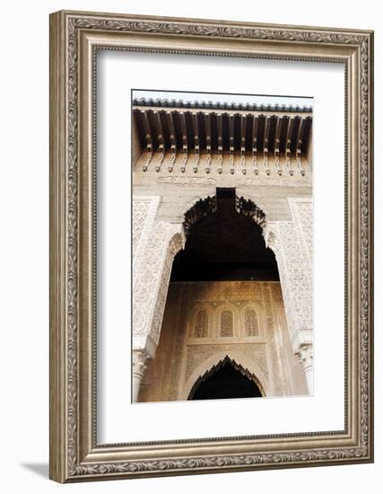 Saadian Tombs Dating from the 16th Century, Marrakesh, Morocco, North Africa-Guy Thouvenin-Framed Photographic Print