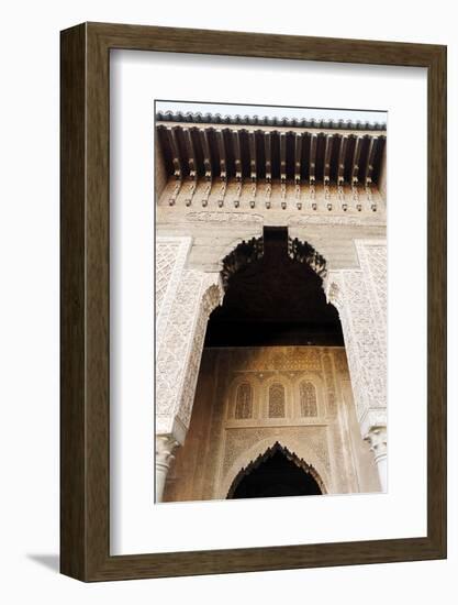 Saadian Tombs Dating from the 16th Century, Marrakesh, Morocco, North Africa-Guy Thouvenin-Framed Photographic Print