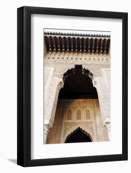 Saadian Tombs Dating from the 16th Century, Marrakesh, Morocco, North Africa-Guy Thouvenin-Framed Photographic Print