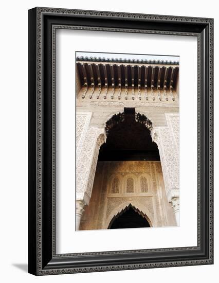 Saadian Tombs Dating from the 16th Century, Marrakesh, Morocco, North Africa-Guy Thouvenin-Framed Photographic Print