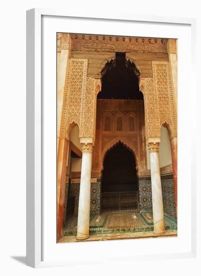 Saadian Tombs, Medina, Marrakesh, Morocco, North Africa, Africa-Jochen Schlenker-Framed Photographic Print