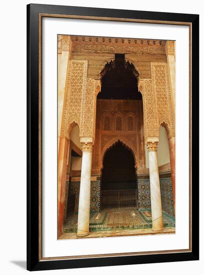 Saadian Tombs, Medina, Marrakesh, Morocco, North Africa, Africa-Jochen Schlenker-Framed Photographic Print