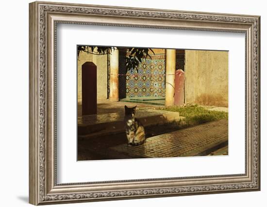 Saadian Tombs, Medina, Marrakesh, Morocco, North Africa, Africa-Jochen Schlenker-Framed Photographic Print