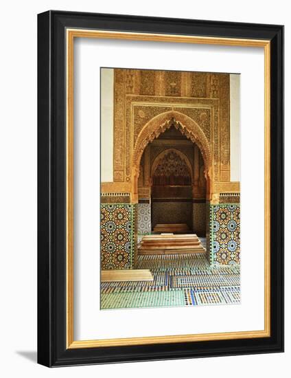 Saadian Tombs, Medina, Marrakesh, Morocco, North Africa, Africa-Jochen Schlenker-Framed Photographic Print