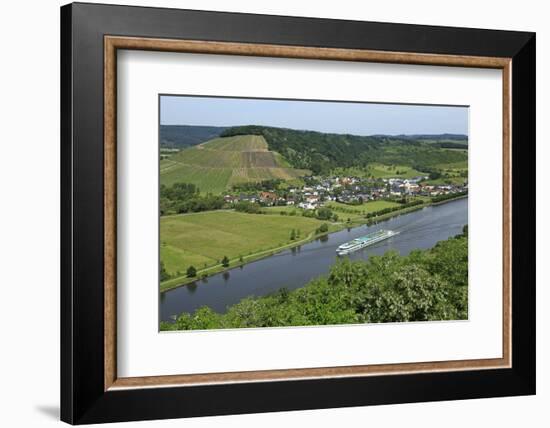 Saar River near Ayl-Biebelhausen, Rhineland-Palatinate, Germany, Europe-Hans-Peter Merten-Framed Photographic Print