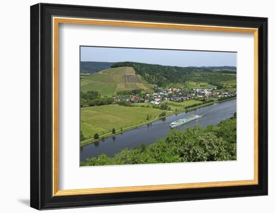 Saar River near Ayl-Biebelhausen, Rhineland-Palatinate, Germany, Europe-Hans-Peter Merten-Framed Photographic Print