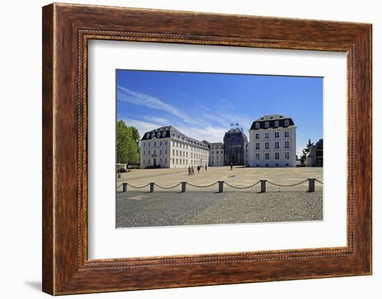 Saarbrucken Castle in Saarbrucken, Saarland, Germany, Europe-Hans-Peter Merten-Framed Photographic Print