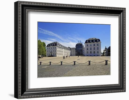 Saarbrucken Castle in Saarbrucken, Saarland, Germany, Europe-Hans-Peter Merten-Framed Photographic Print