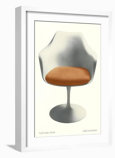 Saarinen Tulip Arm Chair-null-Framed Art Print