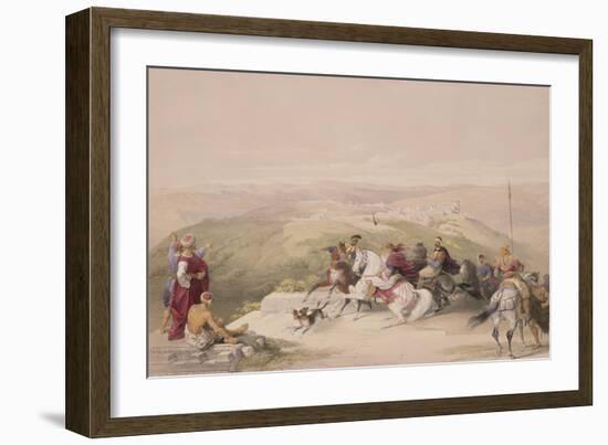 Sabaste, Ancient Samaria, April 17th 1839, Plate 44 from Volume I of "The Holy Land"-David Roberts-Framed Giclee Print