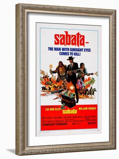 Sabata, (Aka Ehi Amico... C'E Sabata, Hai Chiuso!), 1969-null-Framed Art Print