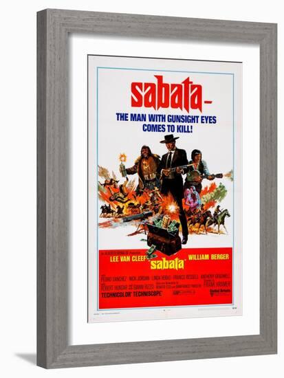 Sabata, (Aka Ehi Amico... C'E Sabata, Hai Chiuso!), 1969-null-Framed Art Print