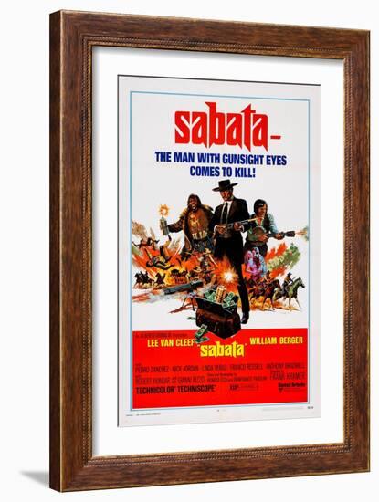 Sabata, (Aka Ehi Amico... C'E Sabata, Hai Chiuso!), 1969-null-Framed Art Print