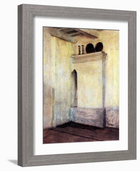 Sabbath Room-Isidor Kaufmann-Framed Art Print