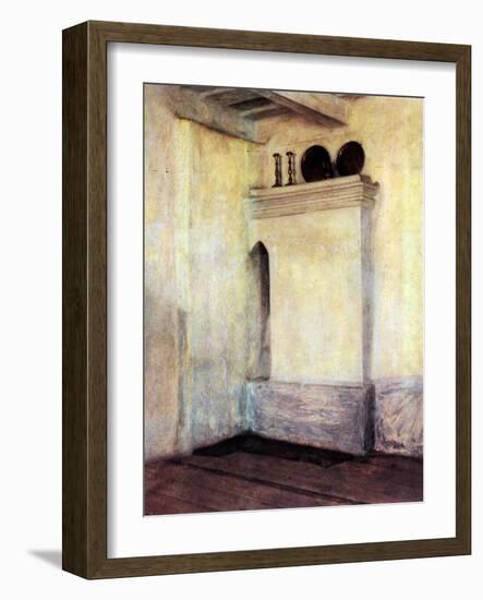 Sabbath Room-Isidor Kaufmann-Framed Art Print