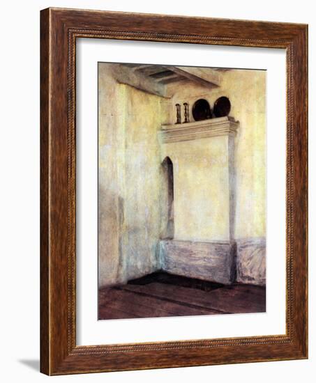 Sabbath Room-Isidor Kaufmann-Framed Art Print