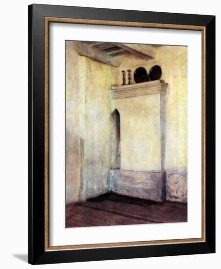 Sabbath Room-Isidor Kaufmann-Framed Art Print