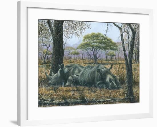 Sabi Sand Siesta-Richard Harpum-Framed Art Print