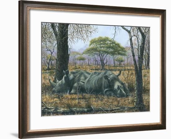 Sabi Sand Siesta-Richard Harpum-Framed Art Print