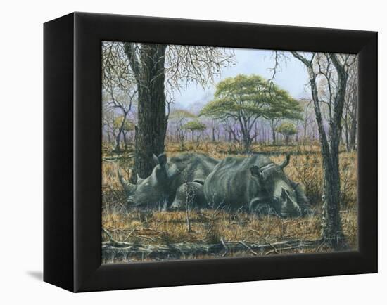 Sabi Sand Siesta-Richard Harpum-Framed Stretched Canvas