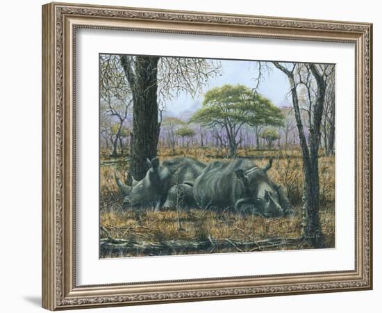 Sabi Sand Siesta-Richard Harpum-Framed Art Print