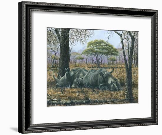 Sabi Sand Siesta-Richard Harpum-Framed Art Print