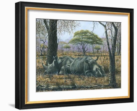 Sabi Sand Siesta-Richard Harpum-Framed Art Print