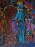 Lady in Blue, 2003-Sabina Nedelcheva-Williams-Framed Giclee Print
