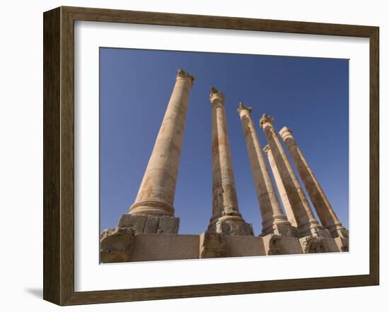 Sabratha Roman Site, UNESCO World Heritage Site, Tripolitania, Libya, North Africa, Africa-Pitamitz Sergio-Framed Photographic Print
