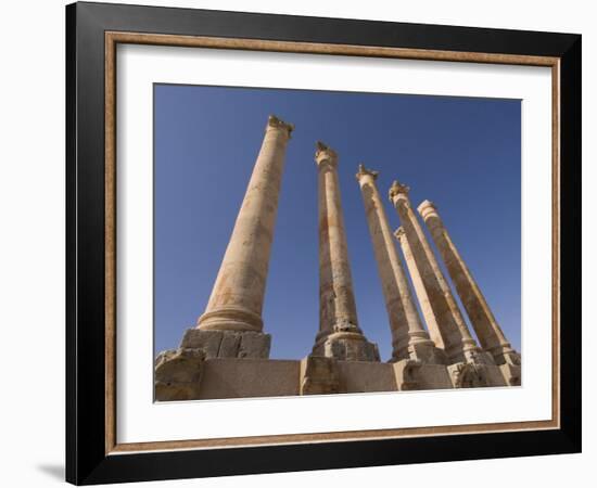 Sabratha Roman Site, UNESCO World Heritage Site, Tripolitania, Libya, North Africa, Africa-Pitamitz Sergio-Framed Photographic Print