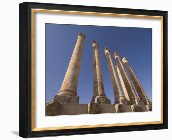 Sabratha Roman Site, UNESCO World Heritage Site, Tripolitania, Libya, North Africa, Africa-Pitamitz Sergio-Framed Photographic Print