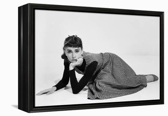 Sabrina, 1954 directed by BILLY WILDER, Actress: Audrey Hepburn-null-Framed Stretched Canvas