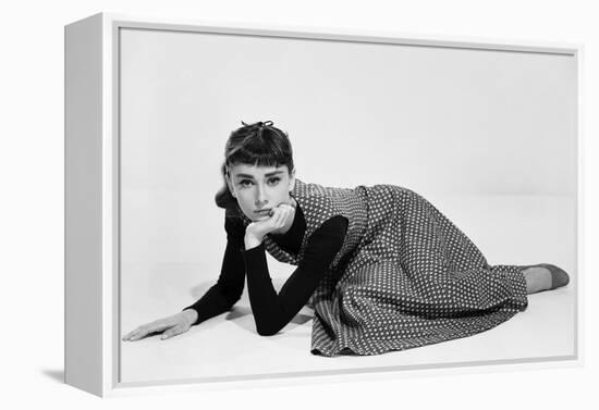 Sabrina, 1954 directed by BILLY WILDER, Actress: Audrey Hepburn-null-Framed Stretched Canvas