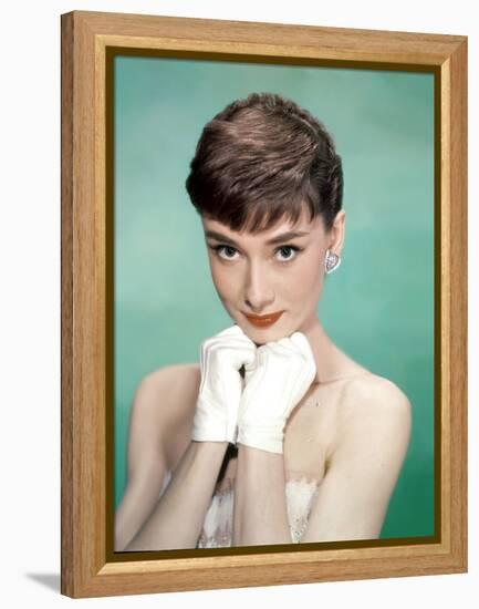 Sabrina 1954 Directed by Billy Wilder Audrey Hepburn-null-Framed Stretched Canvas