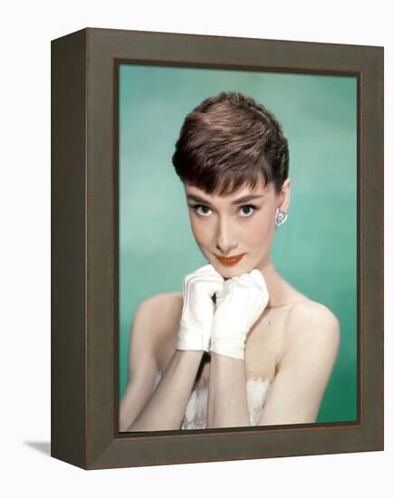 Sabrina 1954 Directed by Billy Wilder Audrey Hepburn-null-Framed Stretched Canvas