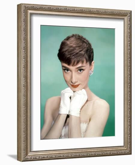 Sabrina 1954 Directed by Billy Wilder Audrey Hepburn-null-Framed Photo