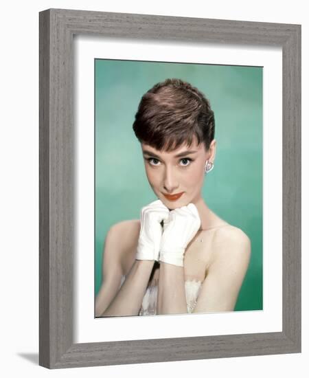 Sabrina 1954 Directed by Billy Wilder Audrey Hepburn-null-Framed Photo