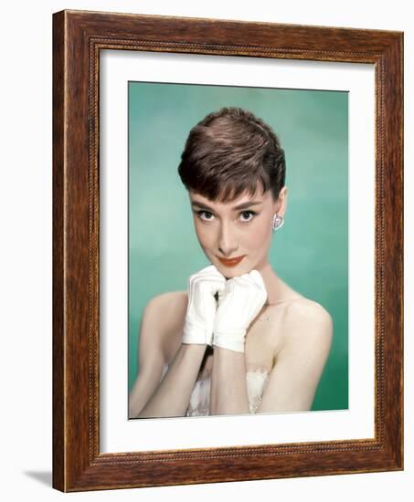 Sabrina 1954 Directed by Billy Wilder Audrey Hepburn-null-Framed Photo