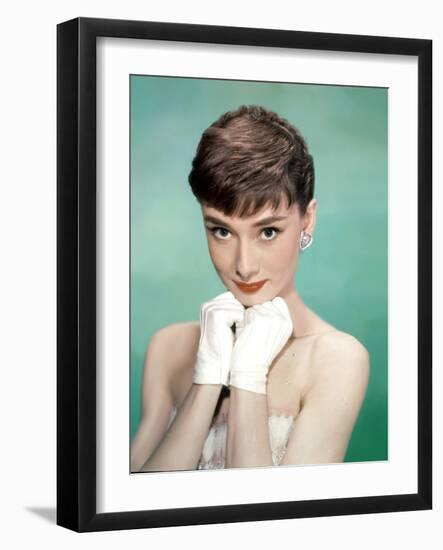 Sabrina 1954 Directed by Billy Wilder Audrey Hepburn-null-Framed Photo