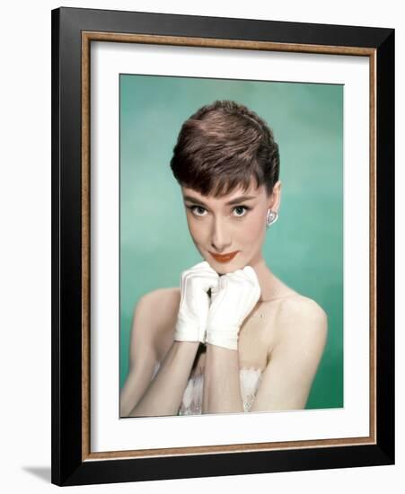 Sabrina 1954 Directed by Billy Wilder Audrey Hepburn-null-Framed Photo