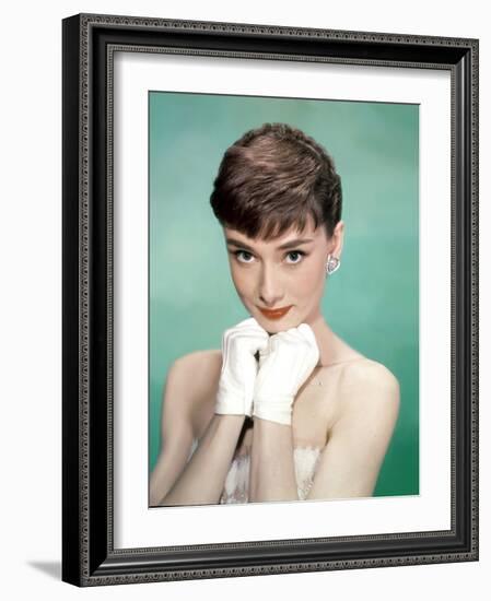 Sabrina 1954 Directed by Billy Wilder Audrey Hepburn-null-Framed Photo