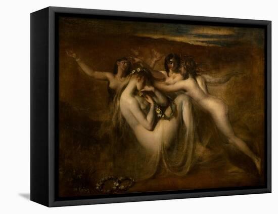 Sabrina and Her Nymphs, 1841 (Oil on Canvas)-William Etty-Framed Premier Image Canvas