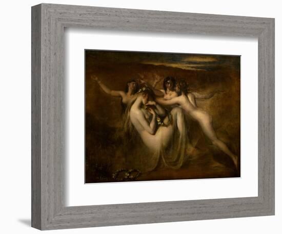 Sabrina and Her Nymphs, 1841 (Oil on Canvas)-William Etty-Framed Giclee Print