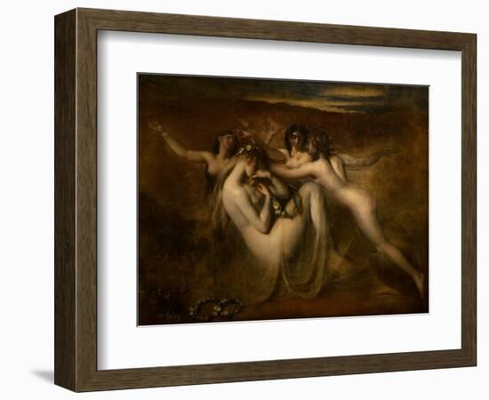 Sabrina and Her Nymphs, 1841 (Oil on Canvas)-William Etty-Framed Giclee Print