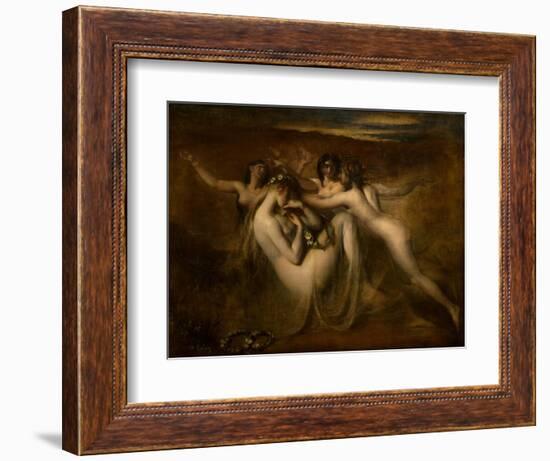 Sabrina and Her Nymphs, 1841 (Oil on Canvas)-William Etty-Framed Giclee Print