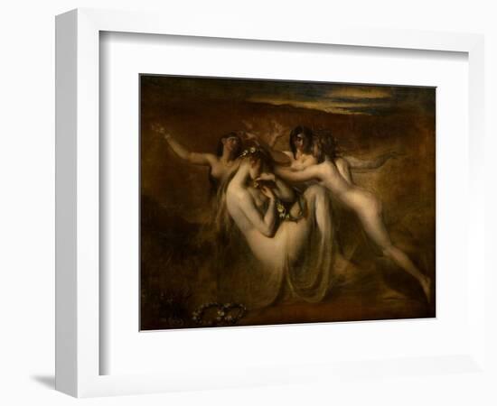 Sabrina and Her Nymphs, 1841 (Oil on Canvas)-William Etty-Framed Giclee Print