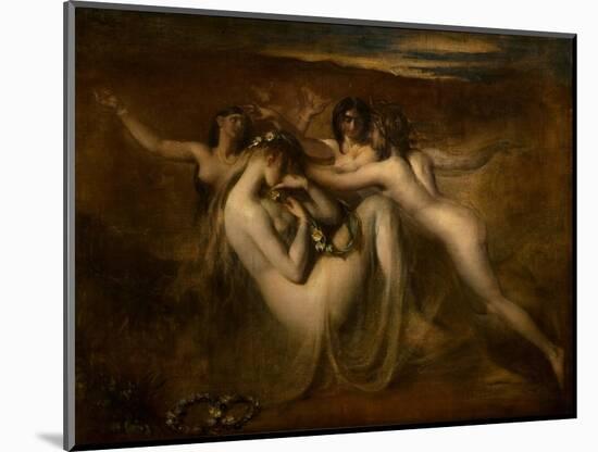 Sabrina and Her Nymphs, 1841 (Oil on Canvas)-William Etty-Mounted Giclee Print