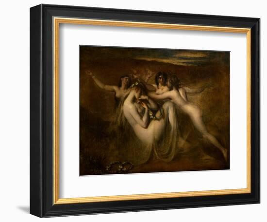 Sabrina and Her Nymphs, 1841 (Oil on Canvas)-William Etty-Framed Giclee Print