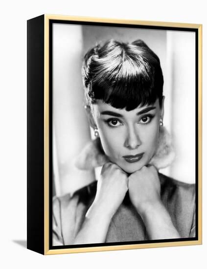 Sabrina, Audrey Hepburn, Directed by Billy Wilder, 1954-null-Framed Stretched Canvas